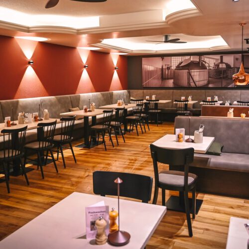 Braustube für größere Gruppe geeignet. Zwischenstopp Bamberg Busgruppen