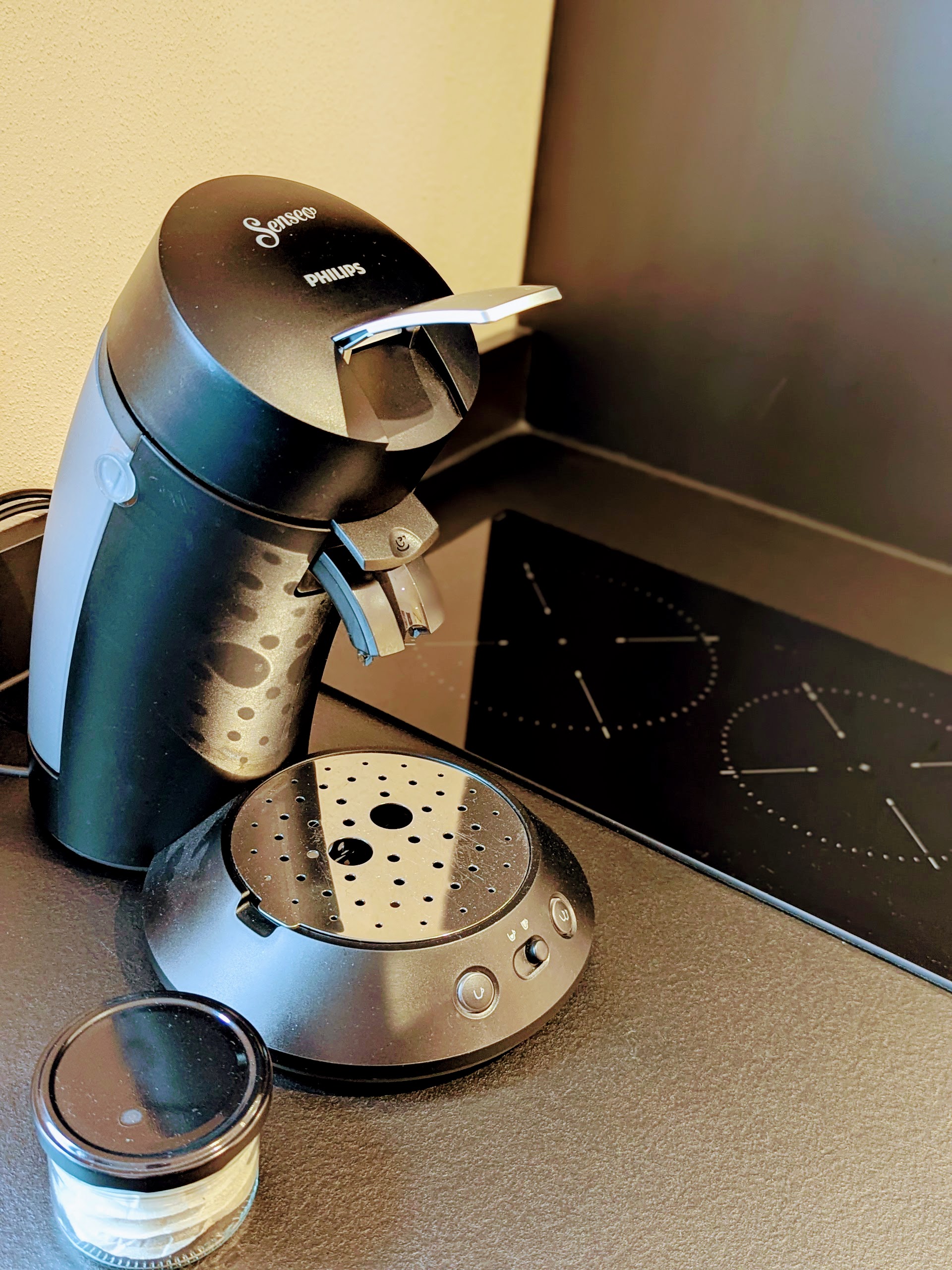 Kaffeemaschine im Terrassen Appartement