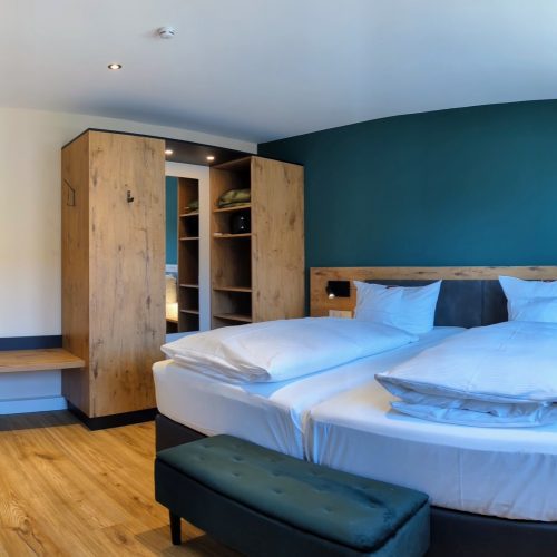 Schlafzimmer im Terrassen Appartement