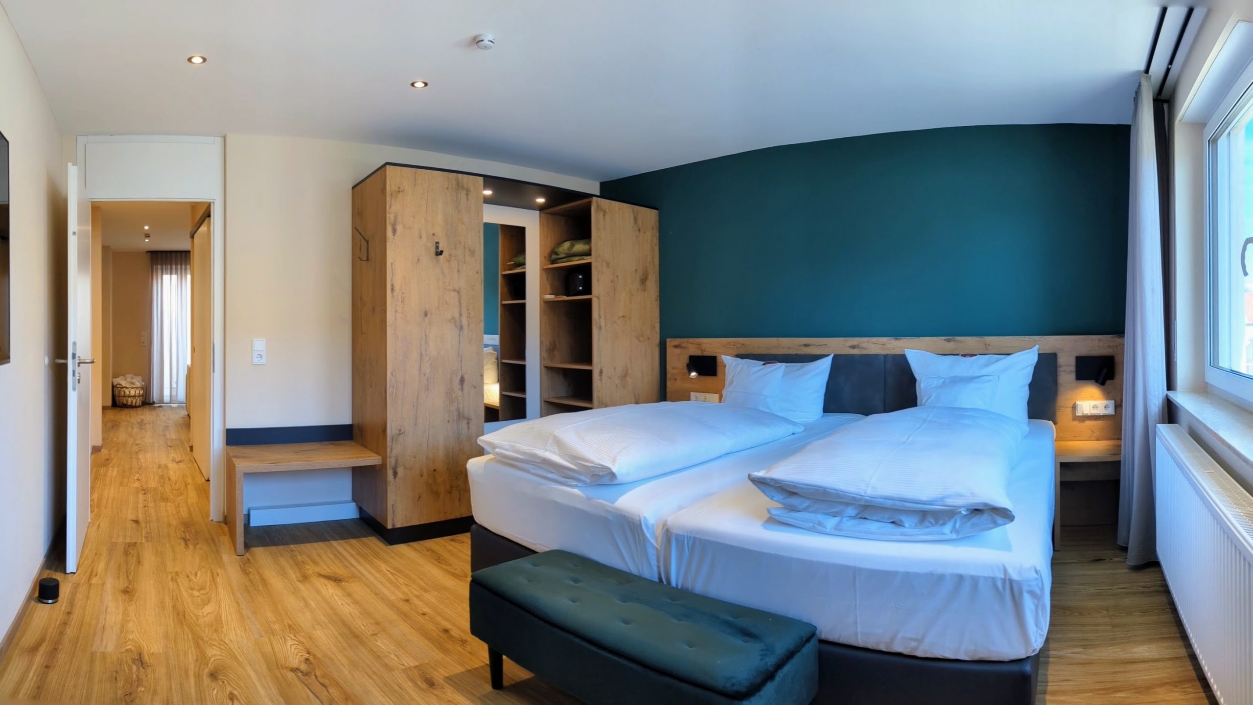 Schlafzimmer im Terrassen Appartement